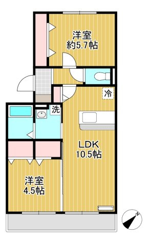愛宕ビューハイツの間取り