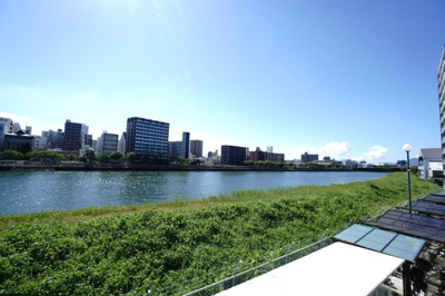 【展望】 | 【上質リノベ】リバーサイドネオ舟入 | 現地（2024年8月1日9：00頃）撮影