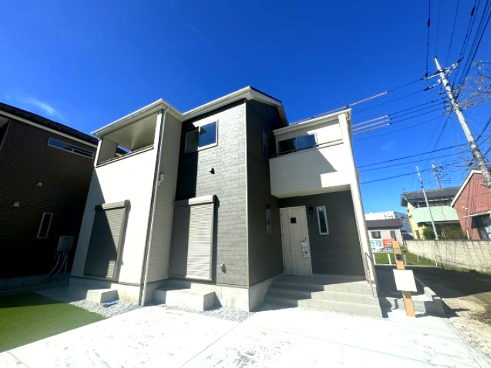 新築　高崎市倉賀野町9期　Heartful　Town　2号棟の外観|現地写真　完成しました！物件のご内覧等、お気軽にお問合せください♪　
