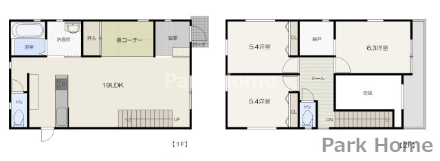 高知市瀬戸西町1丁目　中古戸建ての間取り