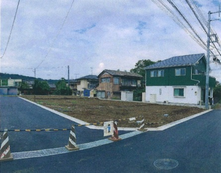 西多摩郡日の出町平井23-1期　4号地／6区画　土地の前面道路含む現地写真