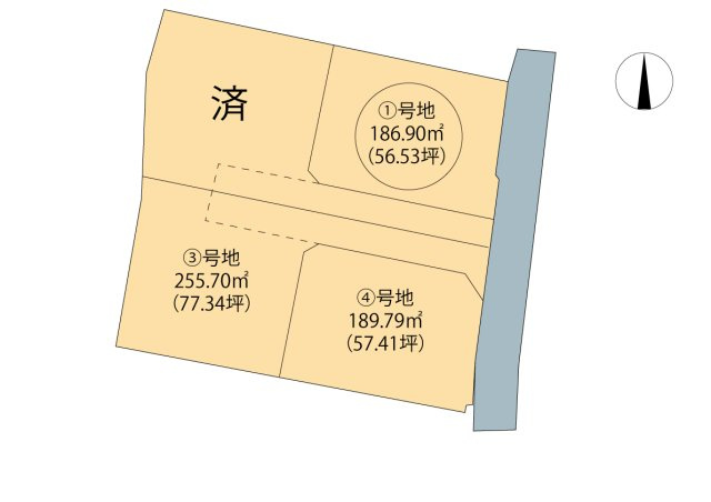 高崎市吉井町塩川売土地 ①号地