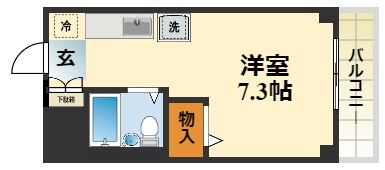 桜マンションの間取り