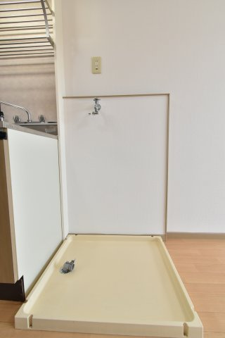 桜マンションの設備|室内洗濯機置き場