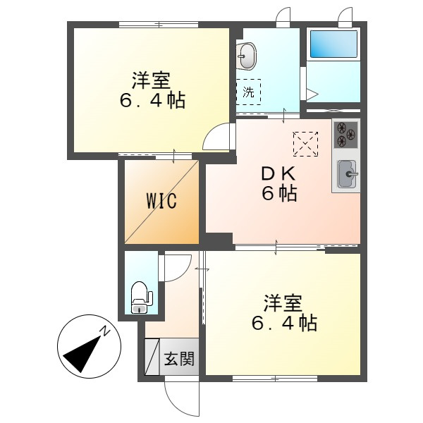 ＳｈｉｏｎⅡ　Ａの間取り