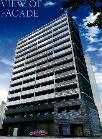 プレサンス松屋町駅前デュオ　BRAVI不動産の外観|【プレサンス松屋町駅前デュオ】落ち着いた雰囲気の外観です