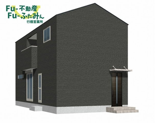 ーサンコートー行橋市下津熊　新築一戸建ての外観|シンプルでスタイリッシュな外観♪【行橋市　新築戸建て】