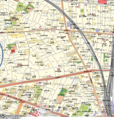 【地図】 | スカイコート新宿第３
