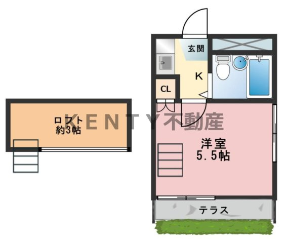 【間取り】 | ベルハイツB棟