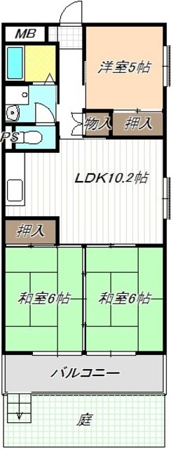 高杉雅ハイツの間取り