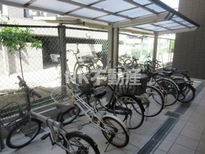 【その他共用部分】 | ハーティ下小阪（河内小阪賃貸） | 駐輪場です