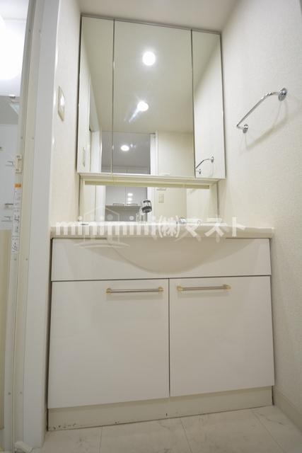 プレジール靭公園の洗面所