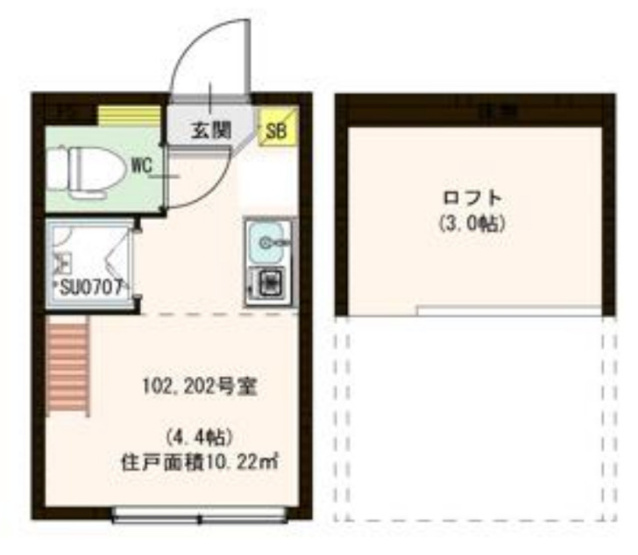 【間取り】 | ハーモニーテラス東大井