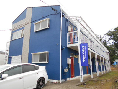 【外観】 | サニーハイツ園生 | キレイな青い外観が目印！