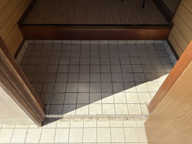 蒲田貸家の玄関