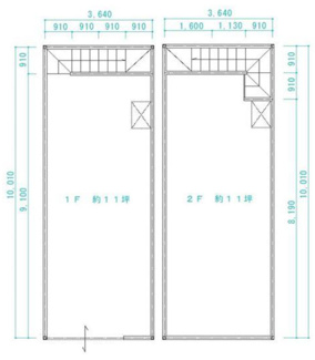 【間取り】 | 石橋2丁目店舗