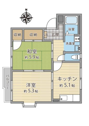 【間取り】 | ヴェルドミール荻窪