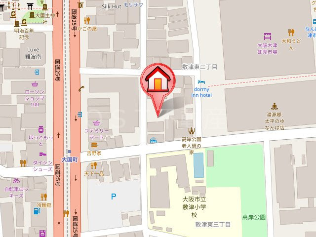 ザ・クロスシティタワー（THE CROSS CITY TOWER）の地図