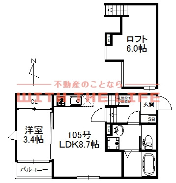HARU鳥栖【キャッシュバック対象物件】の間取り