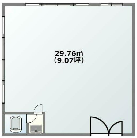 大津市真野４丁目の事務所の間取り