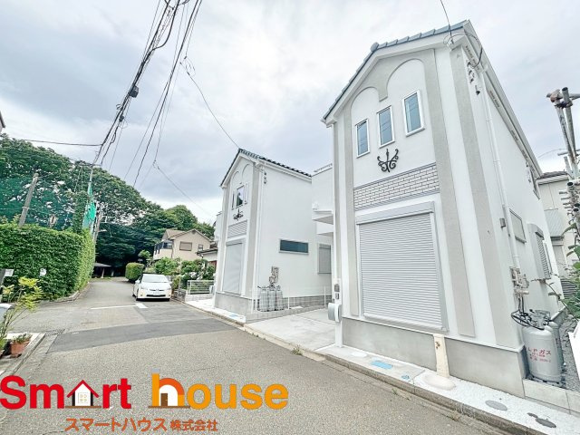 相模原市南区当麻　新築2棟の前面道路含む現地写真