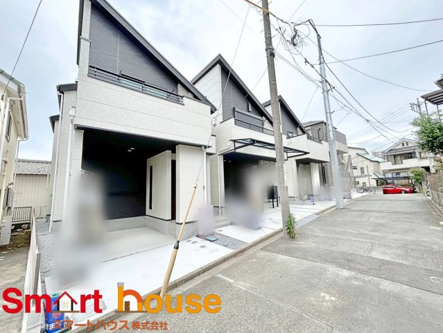 相模原市南区相模大野　新築３棟の前面道路含む現地写真