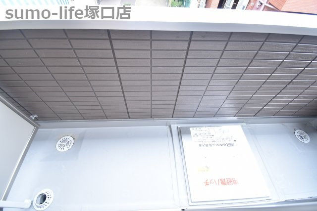 D-room西台のバルコニー