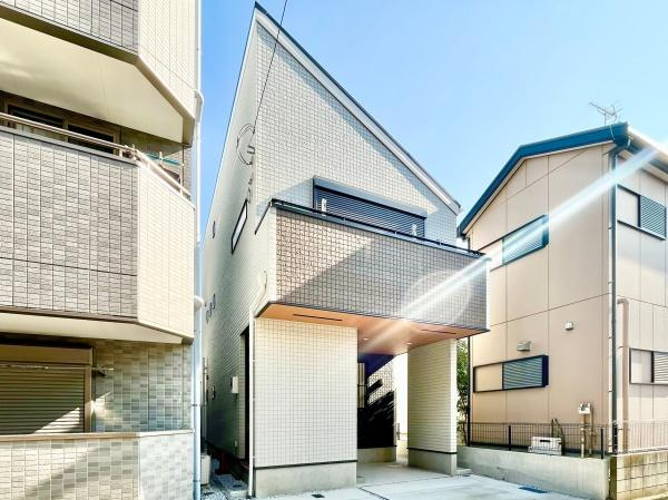 川崎市川崎区渡田３丁目の新築一戸建の外観|閑静な住宅地でゆったりとお過ごし頂けます。
お気軽にお問合せ下さい！