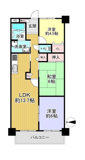 【間取り】 | フロレスタミオ山田池公園