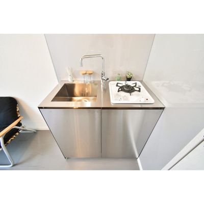 【キッチン】 | カサブランカ御井 | コンパクトなキッチンで掃除もラクラク