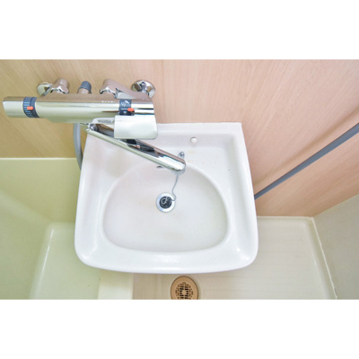 【洗面所】 | カサブランカ御井 | 使いやすい洗面所です