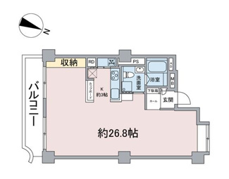 【間取り】 | パレロワイヤル六番町