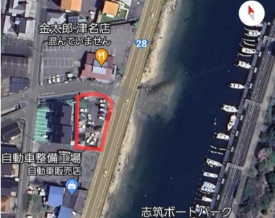  | 淡路市志筑国道沿い　売地　上物付 | 航空写真