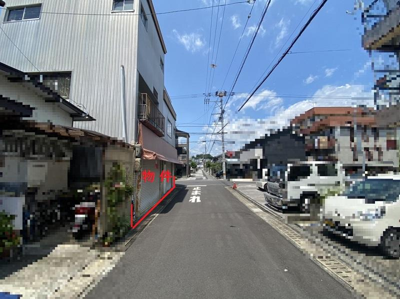 高知市福井扇町の前面道路含む現地写真