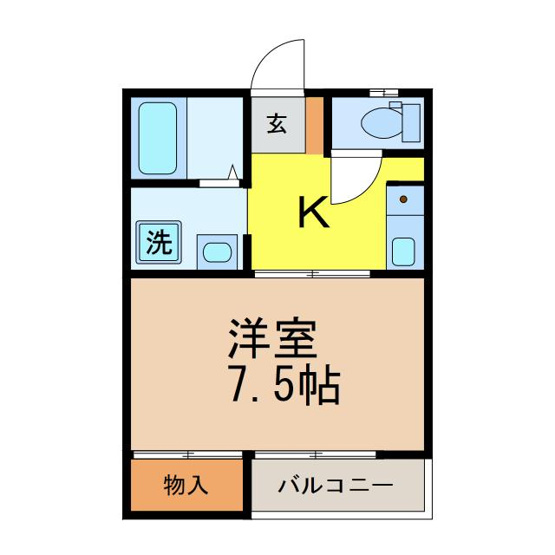 【間取り】 | メモリアルハイツB