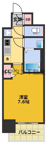 【間取り】 | メイクスWアート丸の内 | 間取り図です