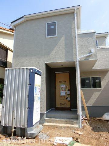 八千代台北１２丁目　新築戸建の外観|八千代台北１２丁目　新築戸建　令和６年９月中旬完成予定　R6.8.25撮影