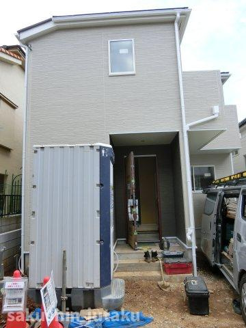 八千代台北１２丁目　新築戸建の外観|八千代台北１２丁目　新築戸建　令和６年９月中旬完成予定　R6.8.10撮影