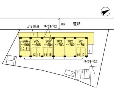 【区画図】 | フェリーチェ和泉