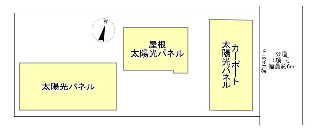 ‐三丁目不動産-　深谷市人見　平成27年築の区画図