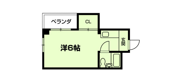 ハイツいちはらの間取り|代表的な間取りです。