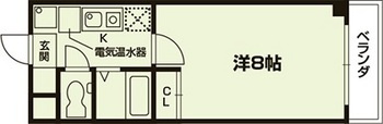 シャトーエルドラドの間取り|【代表的な間取です】