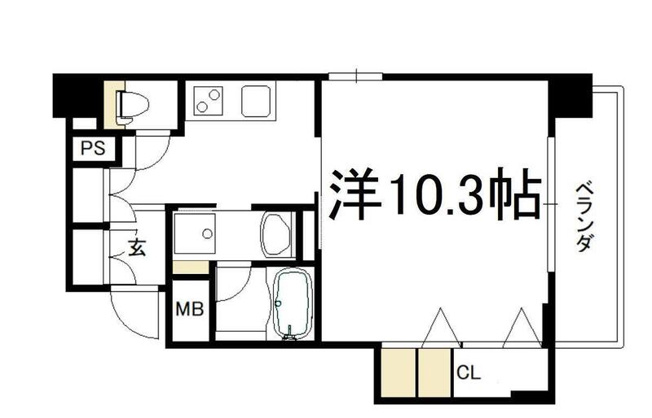 【間取り】 | エスティロアール神戸西