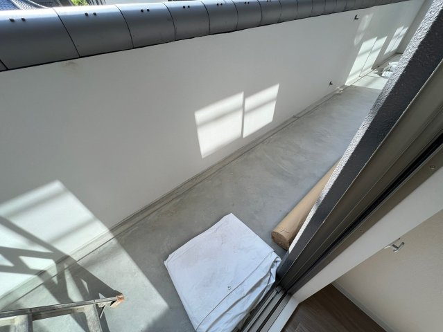 Arome梅田のバルコニー
