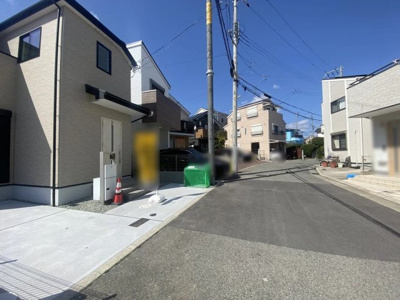 【前面道路含む現地写真】 | 西宮市　上ケ原七番町　新築戸建