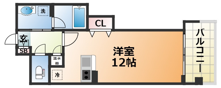 プレジール三ノ宮Ⅲの間取り