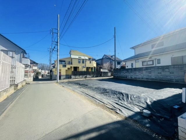 敷地面積５０坪～　売地　川越市むさし野南の前面道路含む現地写真|角地！北側4.0～4.2ｍ公道、
東側4.0ｍ（建築基準法外道路）