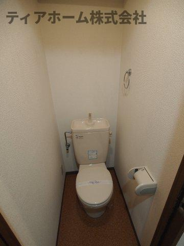 大和高田市日之出町の賃貸マンションのトイレ|トイレもきれいです