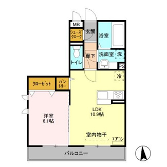 【間取り】 | ゼピュロス学園の森　B