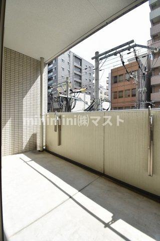 アルデールヒル内久宝寺のバルコニー